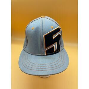 Dungey #5 Grey & Orange Motocross Hat Cap 2013, Mixed Fabric, 7.5" Size